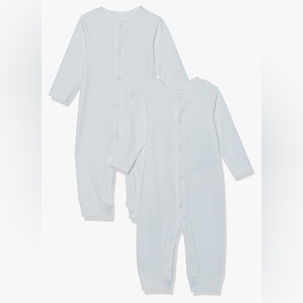 Amazon Aware Unisex Babies' Organic Cotton Footless Coverall, 9M, Ivory,…